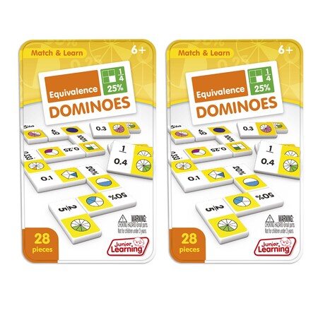 Junior Learning Equivalence Dominoes, 2PK JL487